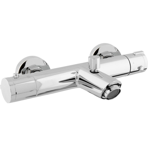 Go by Van Marcke mitigeur thermostatique de baignoire avec ensemble de douchette ronde chrome SW375238