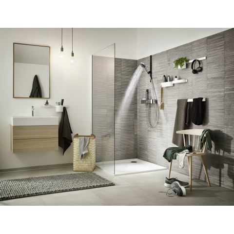 Hansgrohe Wallstoris Glijstuk - voor glijstang 4.3x6.1x7.7cm - mat zwart SW651520
