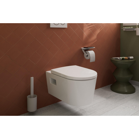 Hansgrohe Wallstoris Closetrolhouder - 23x9.7x3.4cm - mat wit SW651359