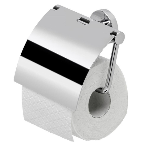 Geesa Nemox Toiletrolhouder closetrolhouder - met klep - klepchroom - chroom 0650360