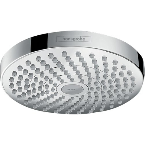 Hansgrohe Croma select s Hoofddouche S - 180 - 2jet - ecosmart straalhoek verstelbaar - hoogglans chroom 0605487