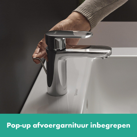 Hansgrohe Vernis Blend Wastafelmengkraan - 14.3x10.8cm - hoogglans chroom SW651584