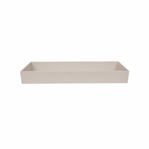 FugaFlow Eccelente Acces Nis Opbouw - 30x90x10cm - solid surface - beige mat SW1587850