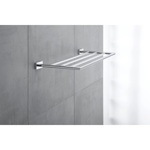 Duravit Karree Badhanddoekrek - 60 cm - hoogglans chroom SW55127