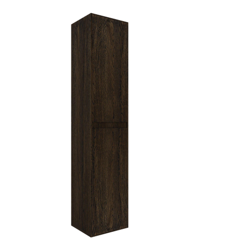 Saniclass Holz Pure Hoge kast - 140x38x38cm - 2 deuren - Eiken charcoal SW1420799