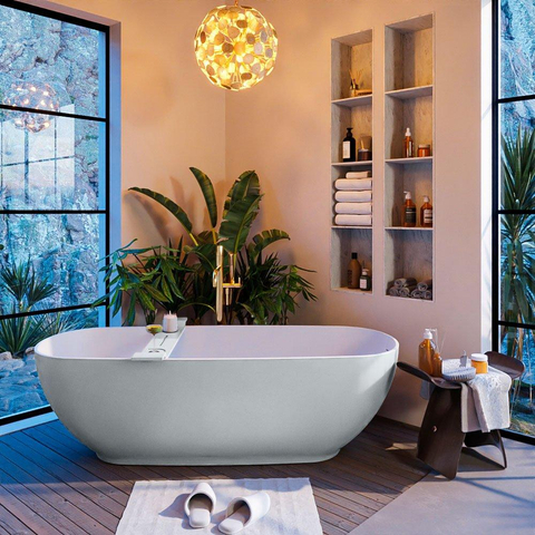 Mondiaz ALAN-DLUX Ensemble de meuble - 130cm - meuble Clay mat - 1 tiroir - Lavabo Cloud Opalo suspendu - vasque Centre - 0 trous de robinet SW806984