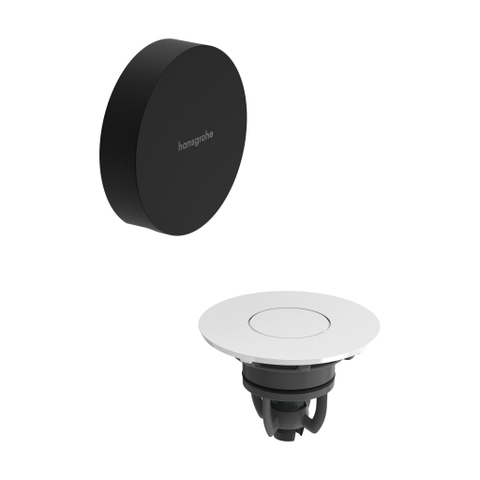 Hansgrohe Flexaplus Ensemble de vidage de baignoire - noir mat SW1387982