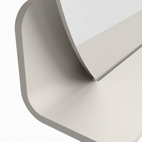 Mondiaz SPOT miroir – Ø 70 cm – avec tablette – Linen (blanc cassé) SW1235672