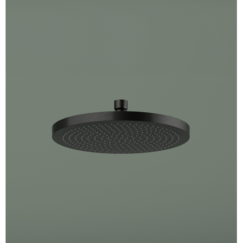 Hotbath Ace Hoofddouche - diameter 23cm - rond - PVD - zwart geborsteld SW1117633