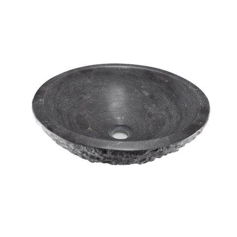 Wiesbaden Raw Waskom rond hamerslag - 42x14cm hardsteen gezoet SW373887