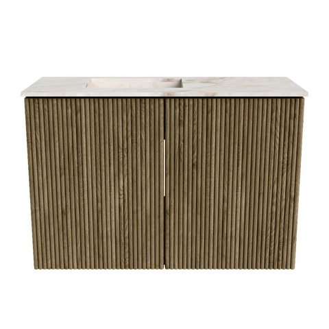 Mondiaz JOYA-DLUX 60cm toiletmeubel - kleur Dusk - Wastafel FAYE positie Links 1 kraangat kleur Frappe. SW1423049
