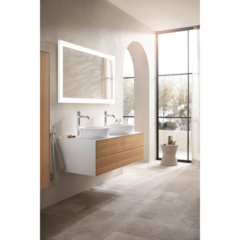 Duravit white tulip lavabo de comptoir 43x43cm céramique rond blanc brillant SW640494
