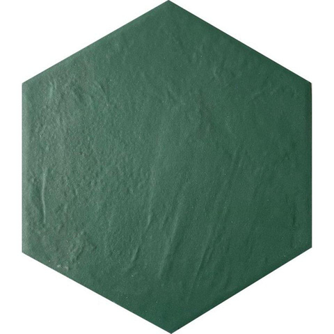 SAMPLE Ceralto Serrano Plank vloer- en wandtegel - 17.5x20cm - hexagon - R10 - mat pine (groen) SW1170709