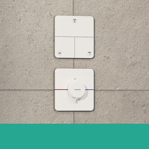 Hansgrohe Showerselect Comfort Q Thermostat encastré mat blanc SW917974