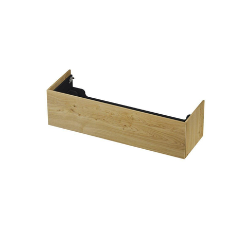 INK Wastafelonderkast - 140x45x37.6cm - 1 lade - push to open - met rechte opdekfronten - MDF - Natur SW543423