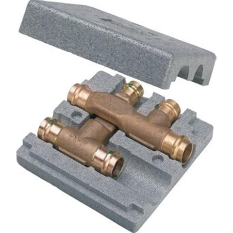 Viega Profipress Passeer T stuk SC 15mm brons 7541593