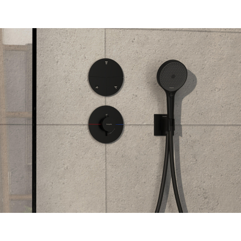 Hansgrohe Showerselect Comfort S robinet d'arrêt encastré pour 3 fonctions mat noir SW917866