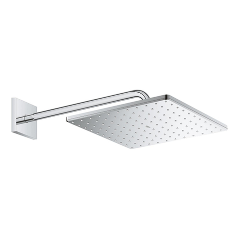 Grohe Rainshower Mono 310 Cube Hoofddouche - 31x 31cm - 1 straalsoort - wandarm 42.2cm - chroom SW296793