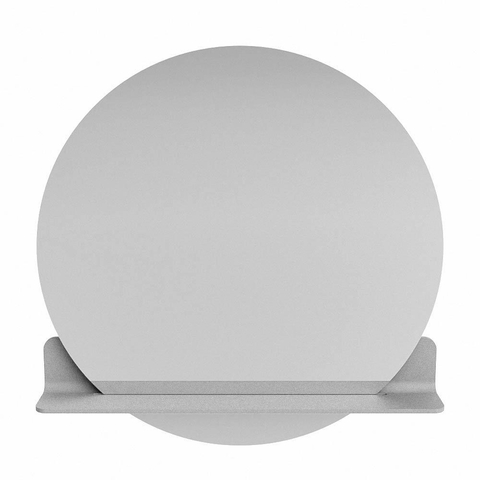 Mondiaz SPOT miroir – Ø 80 cm – avec tablette – Plata (bleu argenté) SW1235583