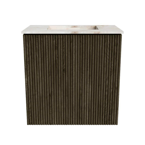 Mondiaz JOYA-DLUX 40cm toiletmeubel - kleur Shadow - Wastafel FAYE positie Midden Zonder kraangat kleur Frappe. SW1422650
