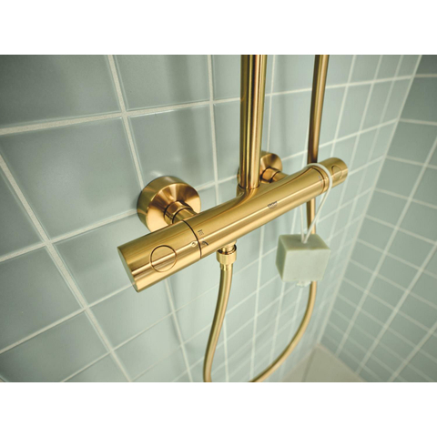 GROHE Vitalio Start doucheset - met thermostaat - geborsteld cool sunrise (goud) SW1590077