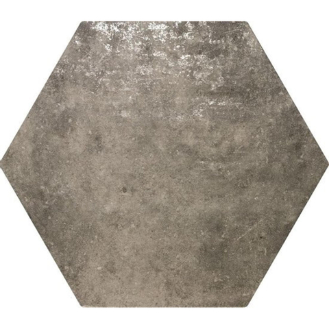 Ceralto Neroli Stone vloer- en wandtegel - 30x35cm - 9mm - hexagon - R9 - natuursteen look - mat grey (grijs) SW795703
