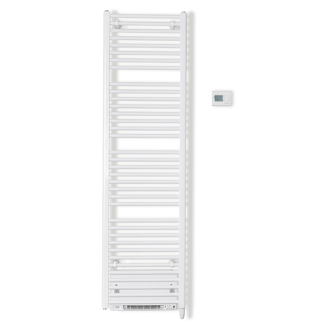 Stelrad Dahlia E-Vento Radiateur électrique - 180x50cm - 1950 watts - avec soufflerie - blanc brillant SW789940