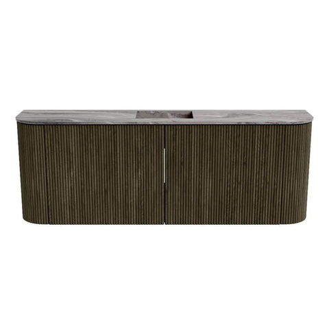 Mondiaz JOYA-DLUX 113.2cm toiletmeubel - ronding links en rechts kleur Shadow - Wastafel FAYE positie Midden Zonder kraangat kleur Sombra. SW1425247