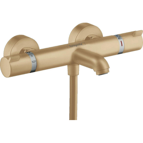 Hansgrohe Ecostat Comfort Robinet de baignoire thermostatique avec inverseur et raccords brushed bronze SW358644