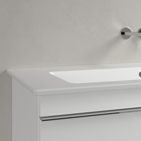 Villeroy & Boch venticello meubelwastafel - 120x50cm - zonder kraangat - met overloop CeramicPlus - White Alpine (glans wit) 1025115