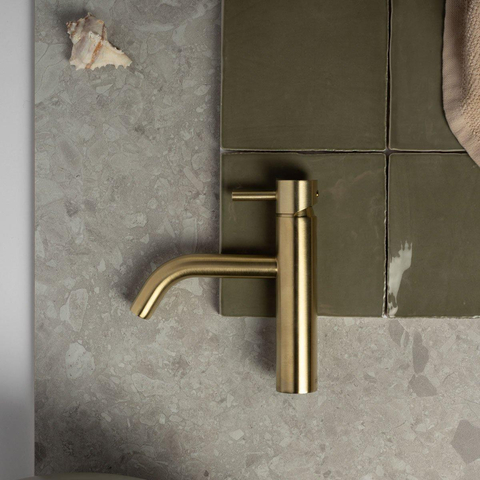 Crosswater MPRO Wastafelkraan - glad - messing geborsteld SHOWROOMMODEL SHOW26666