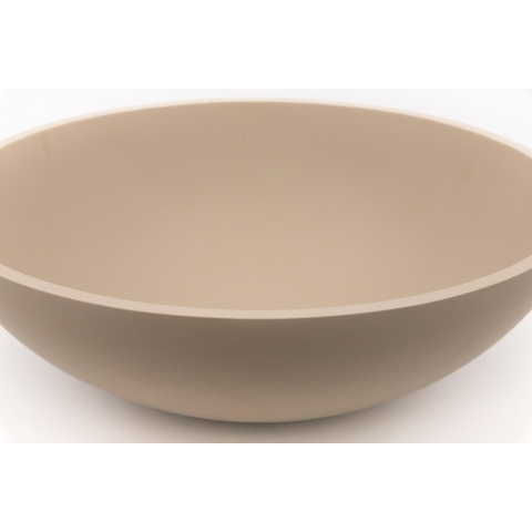 Zeza Element Waskom - 41x41x14cm - solid surface - mat beige SW1439448