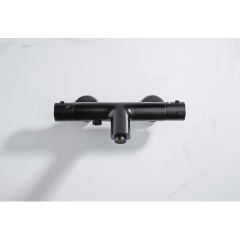 Adema Sparkle 2.0 thermostatische bad-/douchekraan - zwart OUTLETSTORE STORE40576