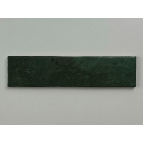 Terravito Mellina Carrelage mural céramique - 6x24.6cm - 8mm - Vert foncé SW1440420