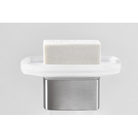 Emco Loft porte-savon mural cristal satiné. emco-acier SW335027