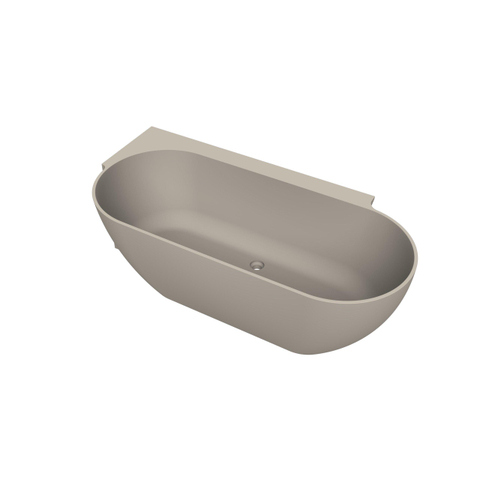 Arcqua Havana Baignoire demi-îlot - 170x80cm - gauche - argile mate SW1224221