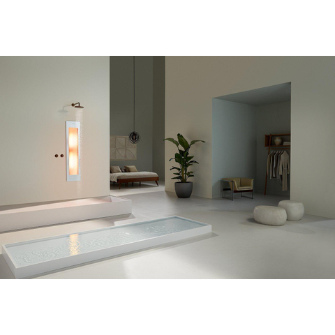 Sunshower Round Medium One infrarouge encastré 140x33x10cm White SW767733