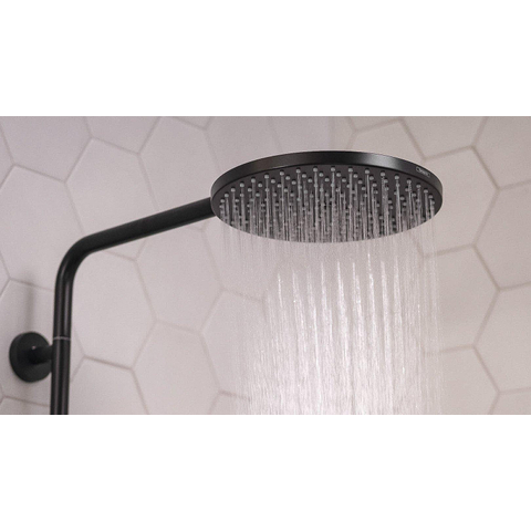 Hansgrohe Raindance Select S - select Regendoucheset - thermostaat - hoofddouche 24cm - mat zwart SW297615
