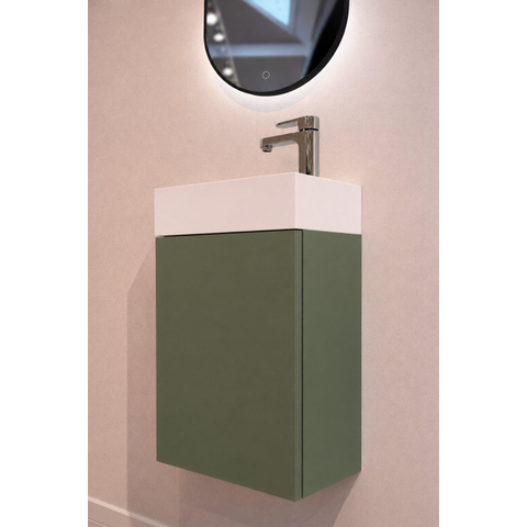 GO by Van Marcke Vikos fonteinset - 40cm - deur rechts - kraangat rechts - sage green (groen) SW1603299