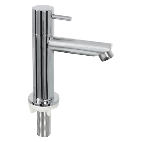 Differnz Hura fonteinset - 37.5x18.5x9cm - Rechthoek - 1 kraangat - Chromen rechte kraan - Keramiek Wit OUTLETSTORE STORE43706