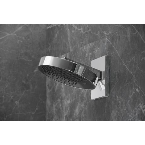 Hansgrohe RainFinity PowderRain - hoofddouche 250 - 1jet - met douchearm 10-30° verticaal kantelbaar - diameter 25cm - hoogglans chroom SW358869