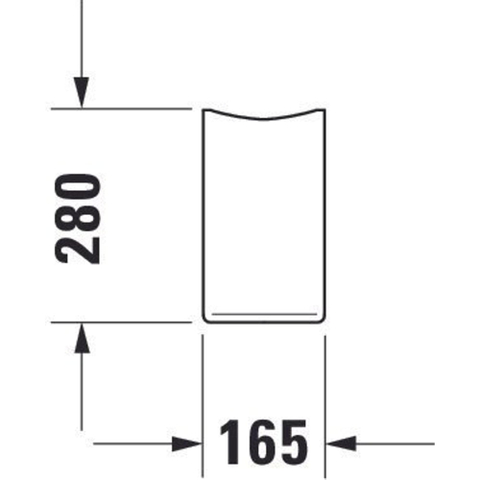 Duravit Starck 3 Philippe Starck - 3 Sifonkap - wit 0313572