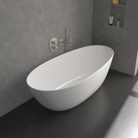 Villeroy & Boch Antao Inbouwthermostaat - met tweeweg stopkraan - Brushed Nickel (rvs) SW974256