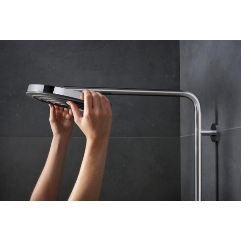 Hansgrohe Pulsify S Puro Thermostatische Regendoucheset - 26cm - ronde hoofddouche - staaf - handdouche - thermostaat - chroom SW1151871