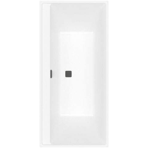Villeroy & Boch Collaro bad rechthoek - 160x75cm - met badwaste - Stone White (mat wit) SW354257