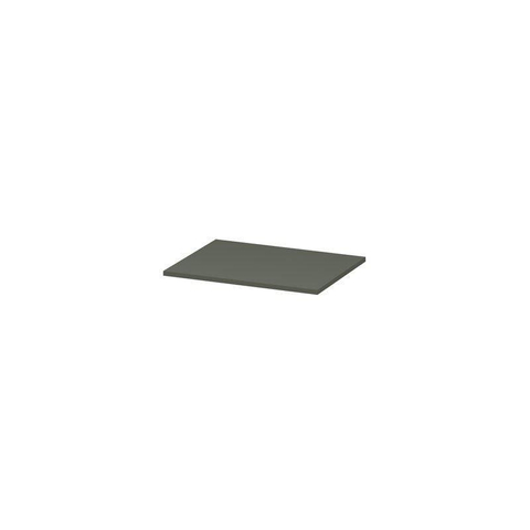 INK Topdeck Wastafelblad - 60x45x2cm - tbv onderkast - MDF lak - Mat beton groen SW416557