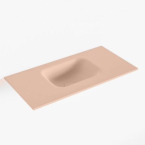 MONDIAZ LEX lave-mains - 60x30x0.9cm - vasque au centre - sans trou de robinet - rosee (rose) SW1025907