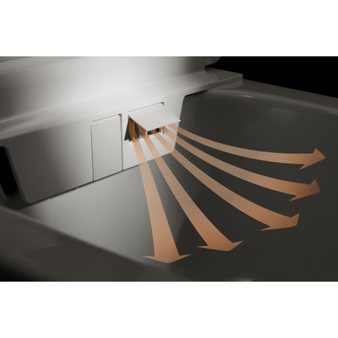 Hansgrohe LavaPura Element S douche-wc – föhn & automatisch deksel – glans wit SW1413638