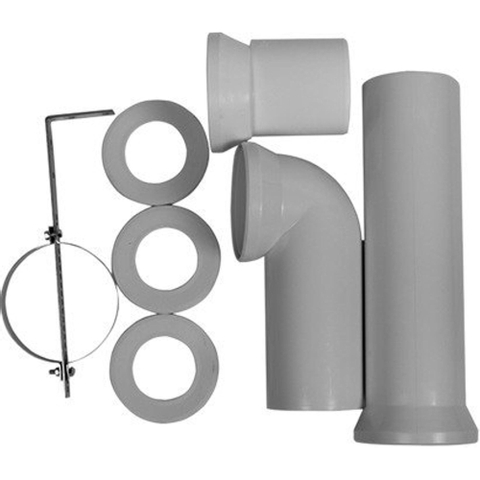 Duravit Vario afvoer - voor horizontaal en verticaal aansl.7-24 cm - wit 0293709