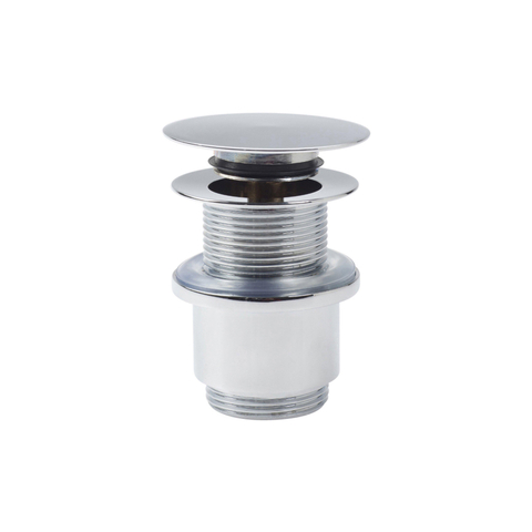 Clou InBe stop/go bouchon de vidage avec capuchon de recouvrement plat rond chrome SW9469